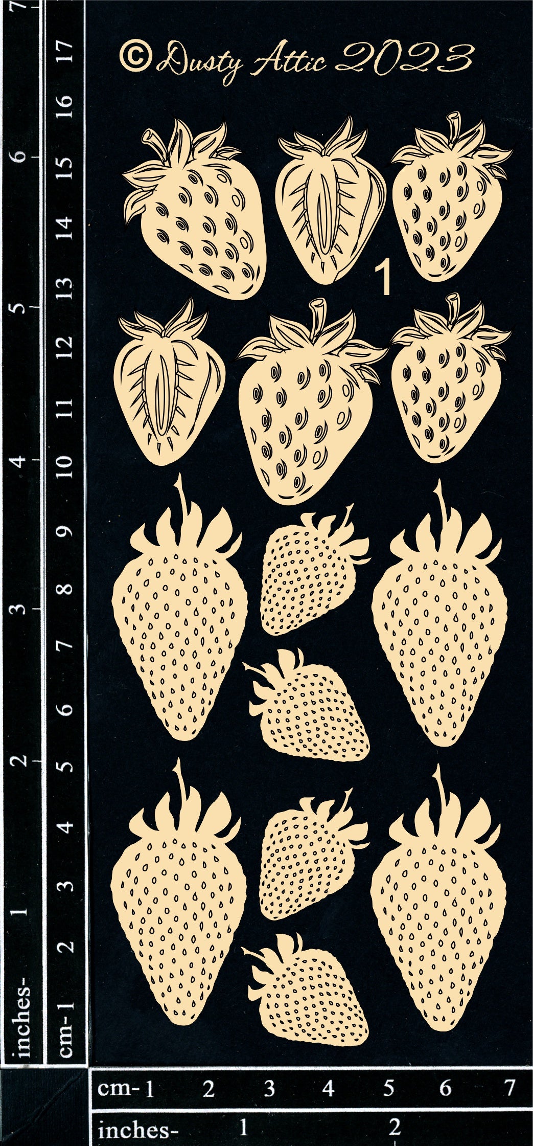 Designer Scrapbooking Kit #176- Strawberry Picking image 3