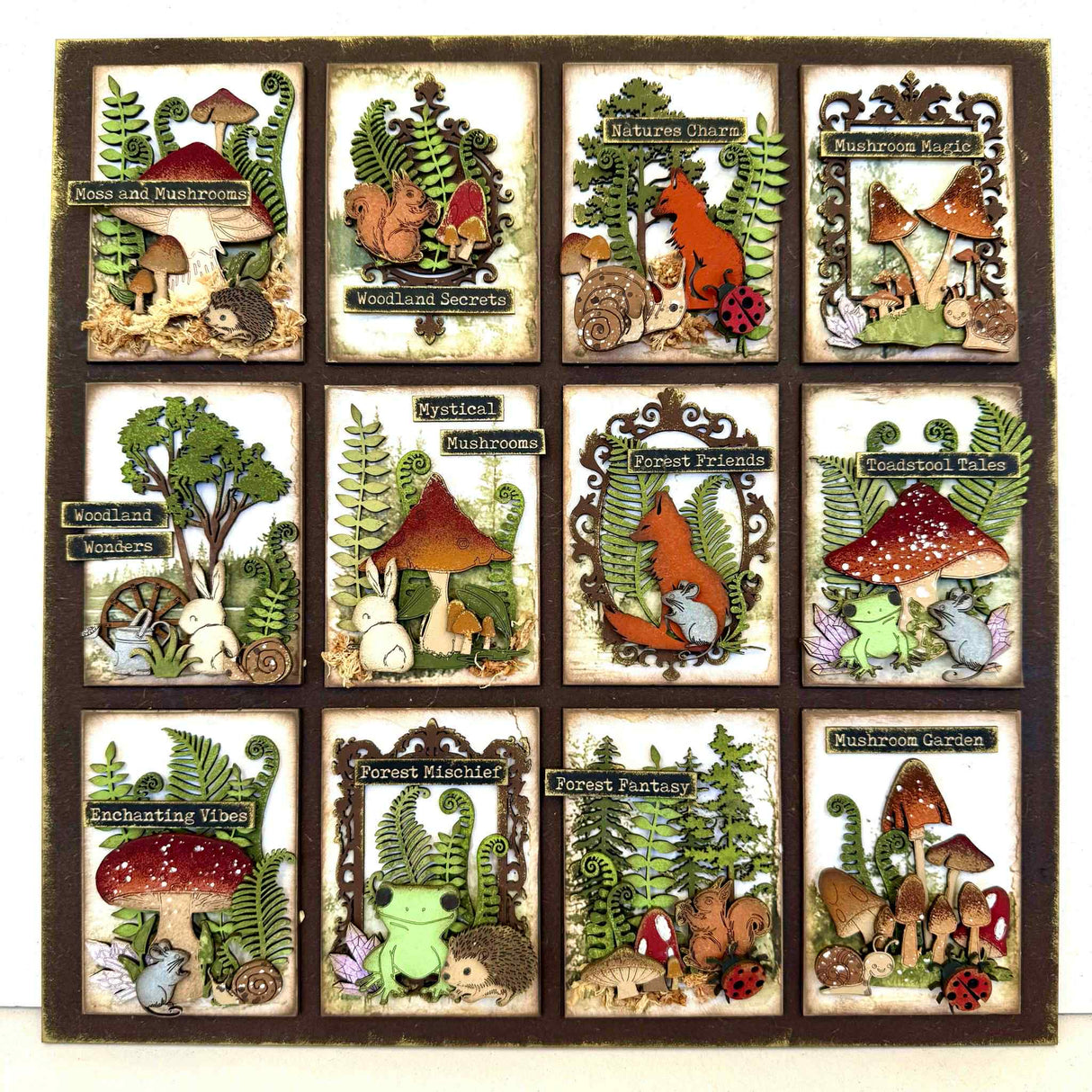Designer Kit #263 - Forest Friends ATC Board