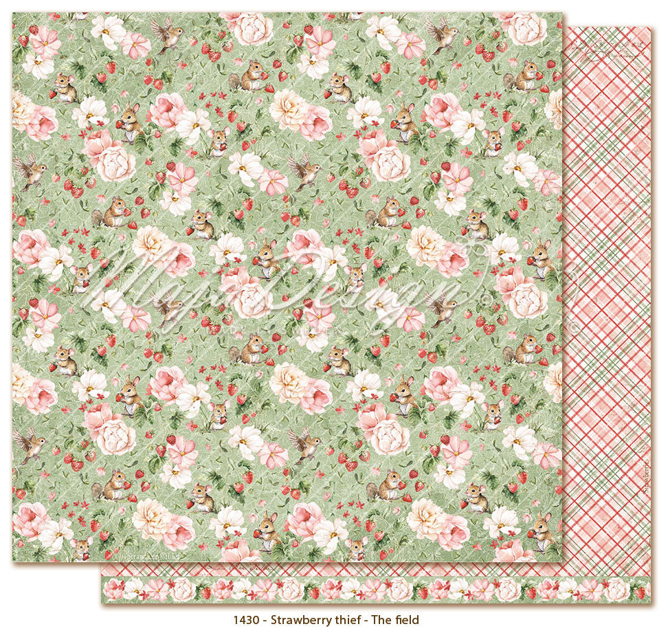 Maja 12" Designs Paper Pack - Strawberry Thief