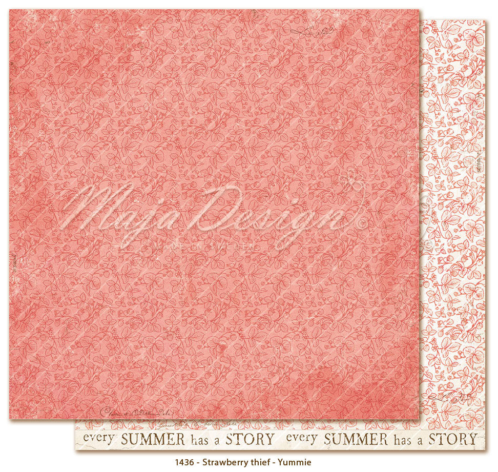 Maja 12" Designs Paper Pack - Strawberry Thief