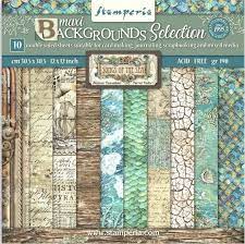 Stamperia Scrapbooking Pad 12" - Songs Of The Sea Backgrounds image 0