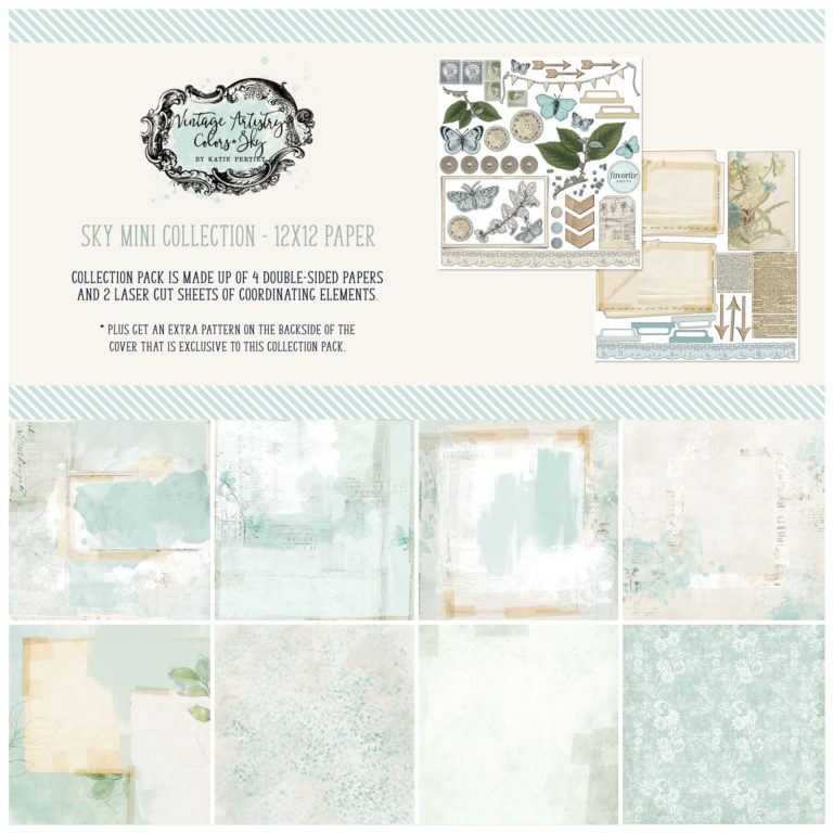 Vintage Artistry Sky 12" x 12" Collection Pack image 0