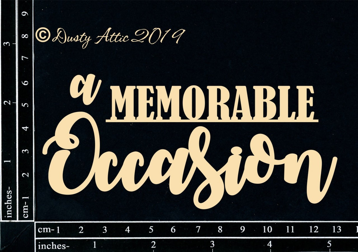 A Memorable Occasion image 0