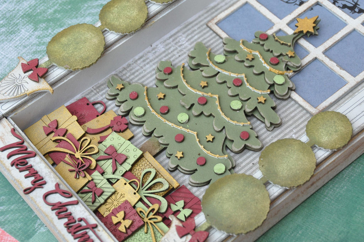 Designer Kit Merry Christmas - Christmas Tree with Shadow Box image 2