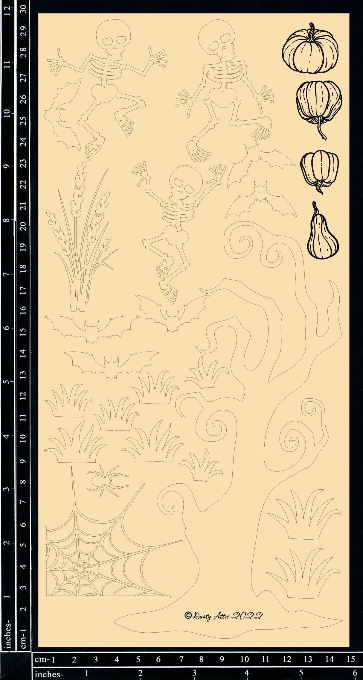 Halloween Scene Shadow box Kit - Spooky Tree image 0