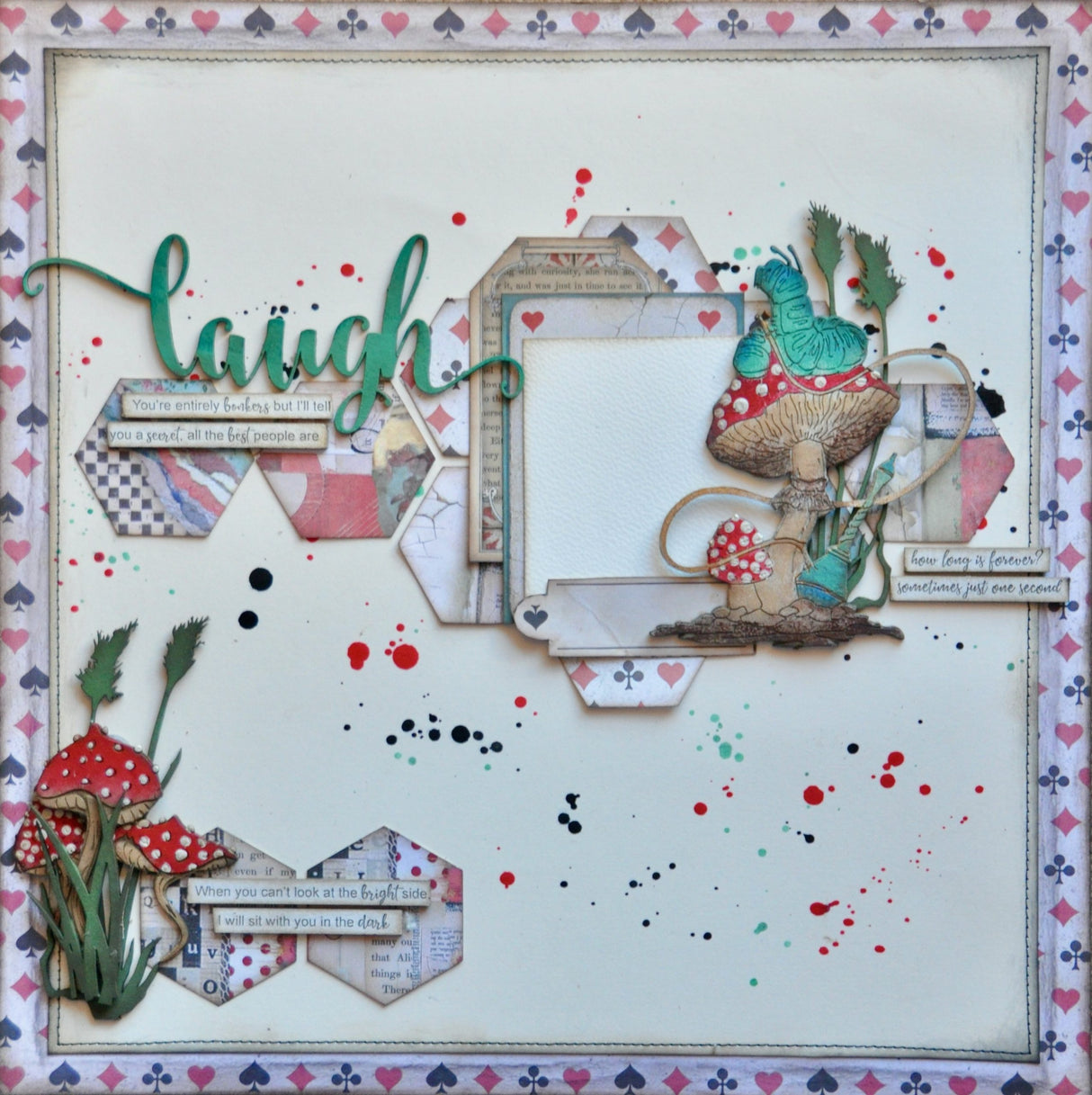 Alice Elements #1 - Caterpillar on mushroom image 1