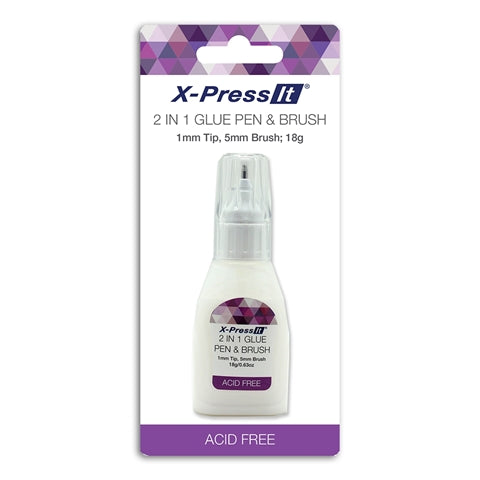 X-Press It 2 in 1 Glue Pen & Brush image 0