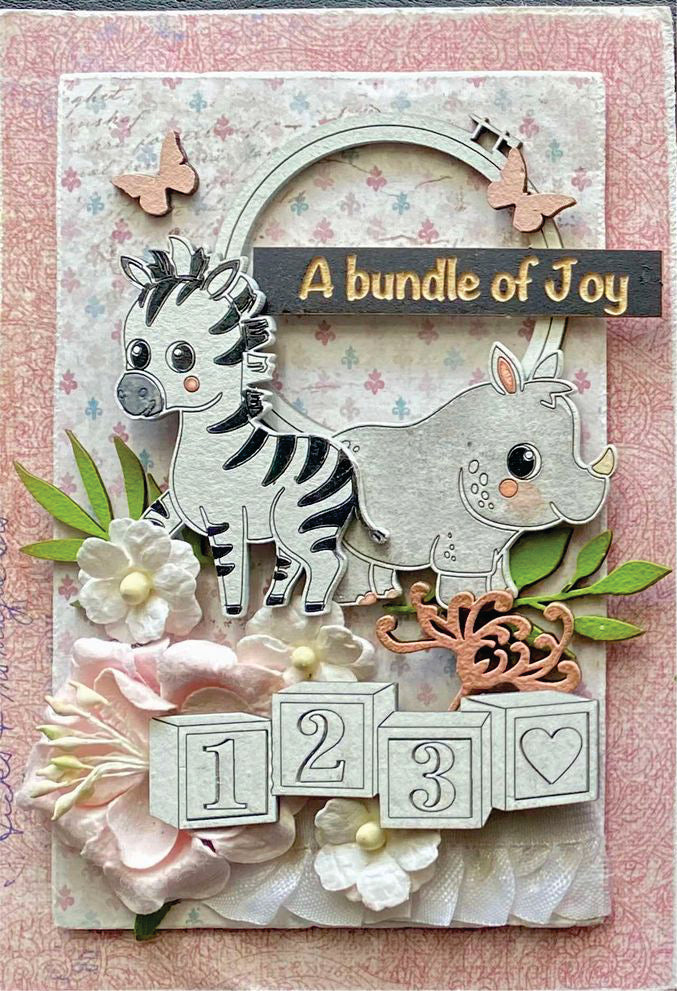 Baby Pink Designer Card Kit #2 image 0
