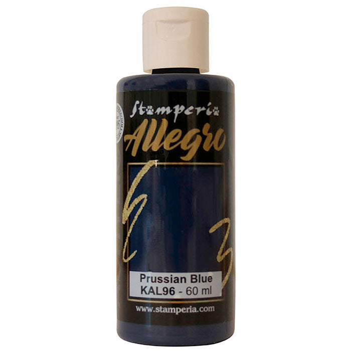 Stamperia Allegro Paint 60ml - Prussian Blue image 0