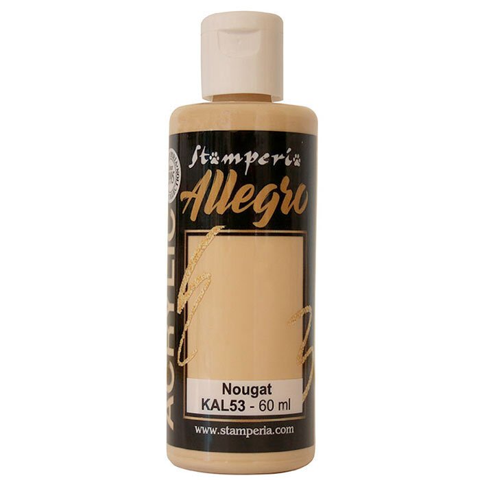 Stamperia Allegro Paint 60ml - Nougat image 0