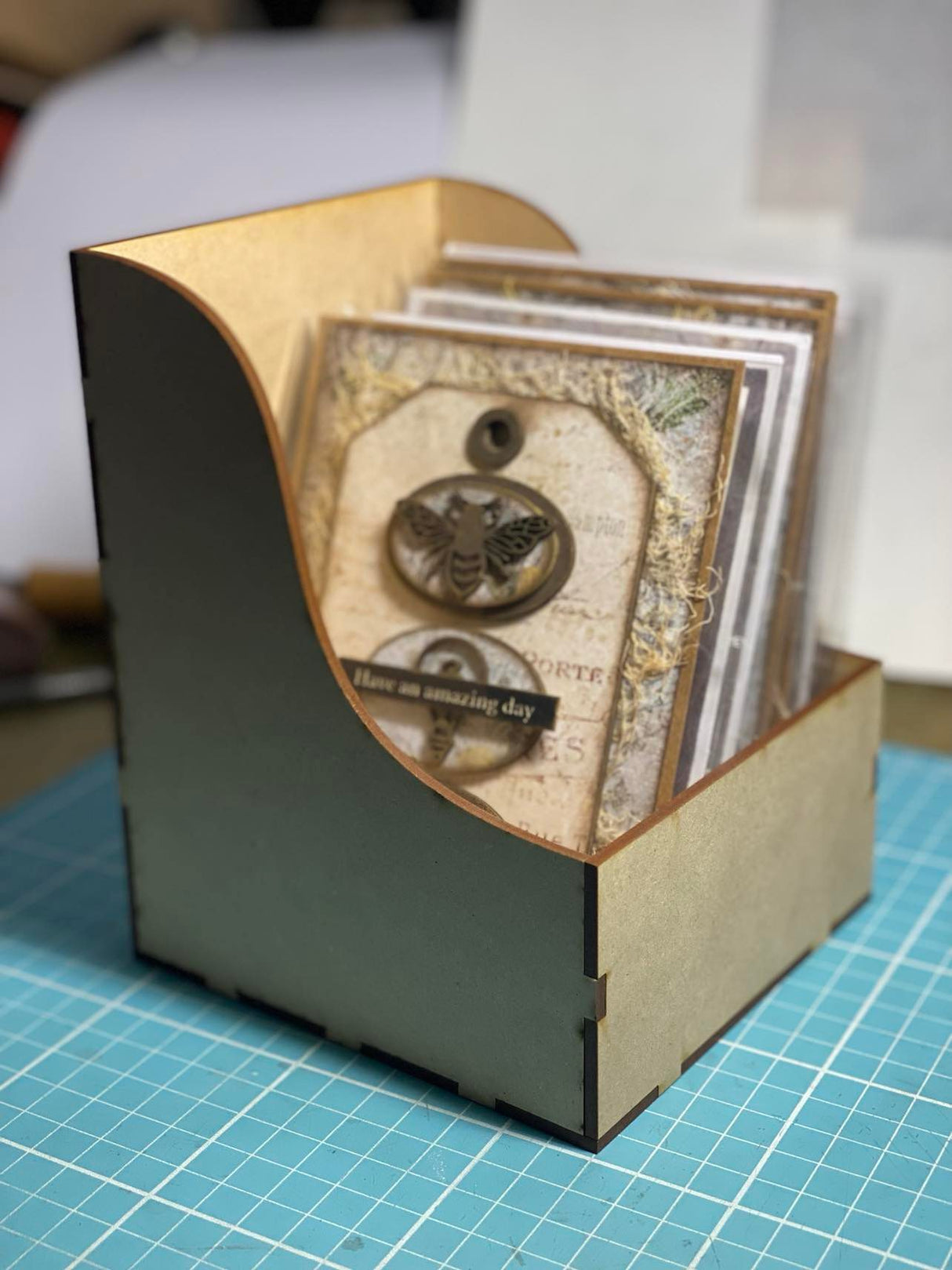MDF Card Holder image 0