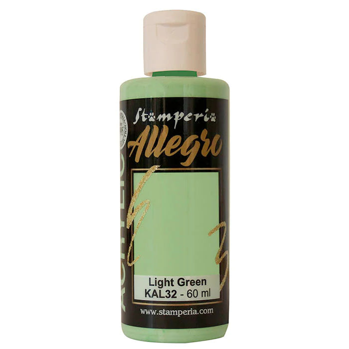 Stamperia Allegro Paint 60ml - Light Green image 0