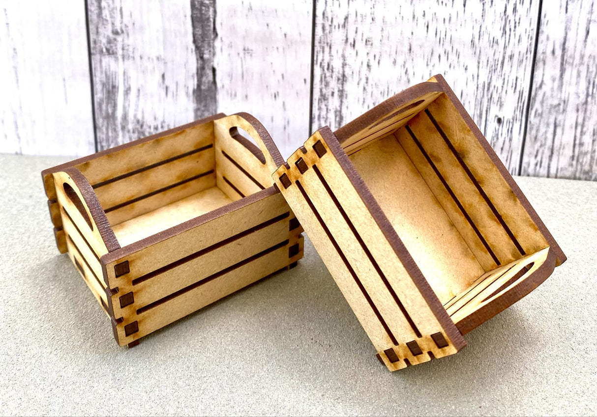 3D MDF Market Stall including crates image 2