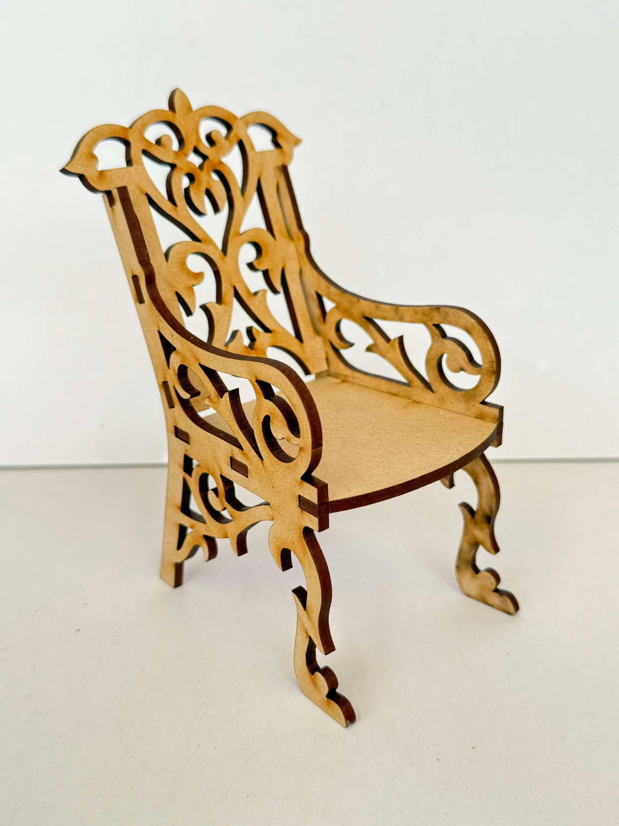 3D MDF Ornate Chair image 0