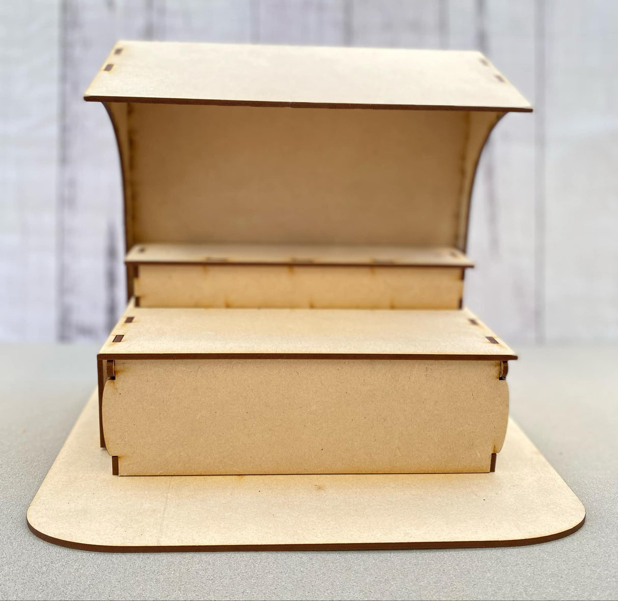 3D MDF Market Stall including crates image 1