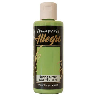 Stamperia Allegro Paint 60ml - Spring Green image 0