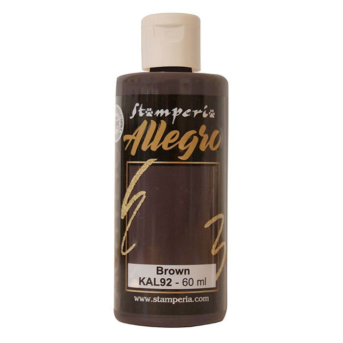 Stamperia Allegro Paint 60ml - Brown image 0