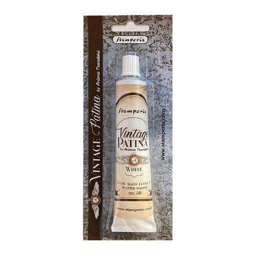 Stamperia Vintage Patina - White image 0