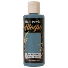 Stamperia Allegro Paint 60ml - Blue Aviation image 0