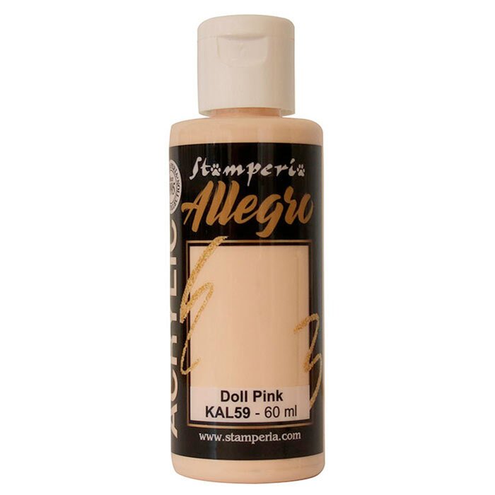 Stamperia Allegro Paint 60ml - Doll Pink image 0