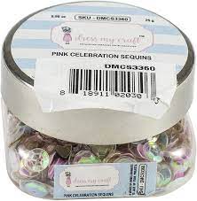 DMC - Pink Celebration Sequins 25gm image 1