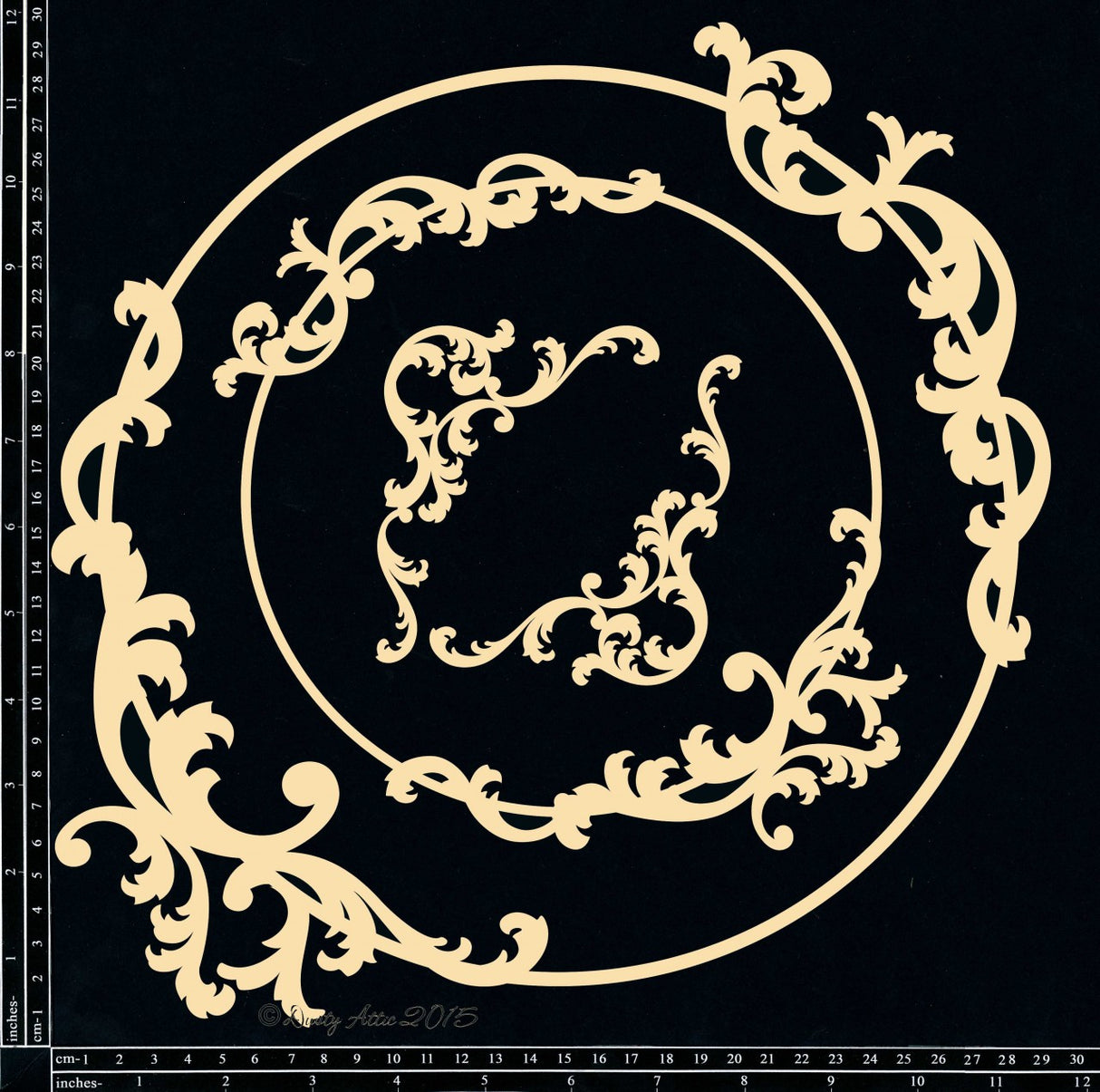 Baroque Frame Set - Circle image 0