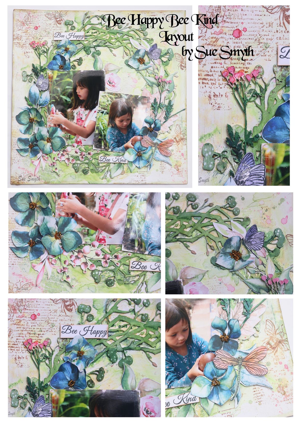 Designer Scrapbooking Kit - Bee Happy Bee Kind by Sue Smyth image 4