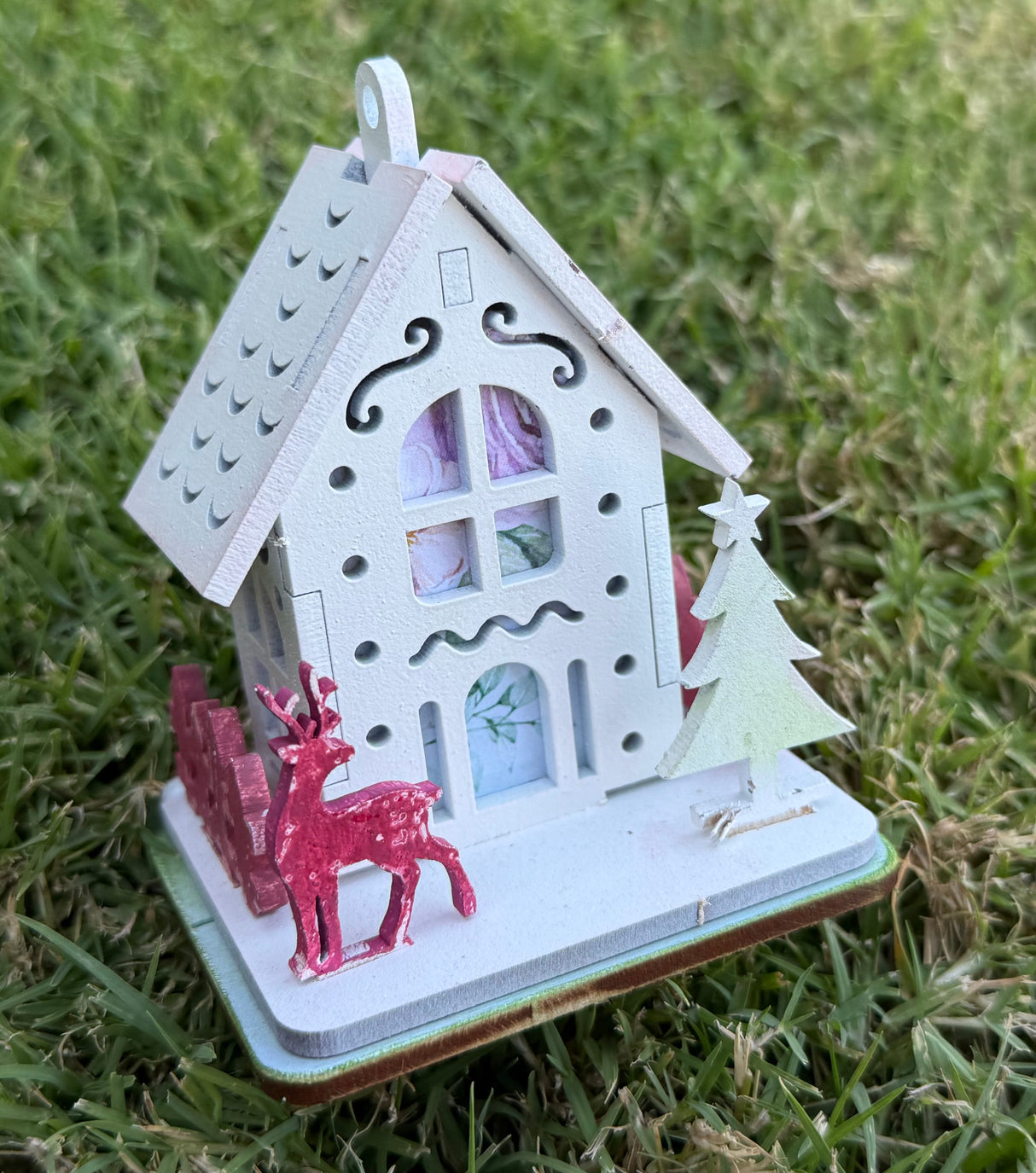 3D MDF House Ornament