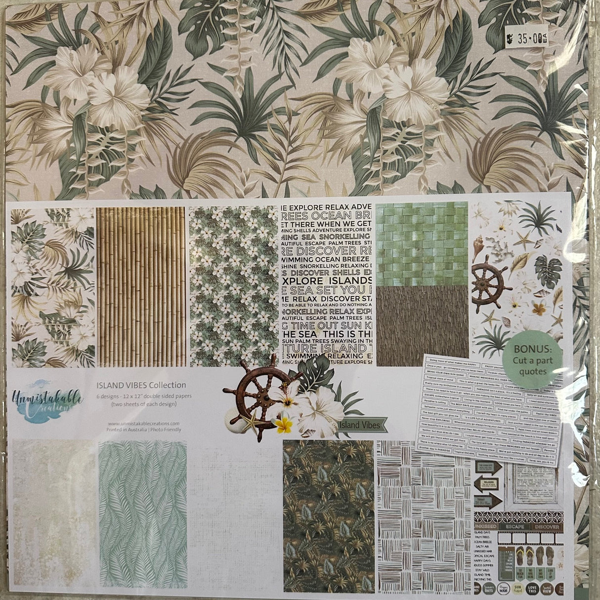 Unmistakeable Creations Island Vibes Collection