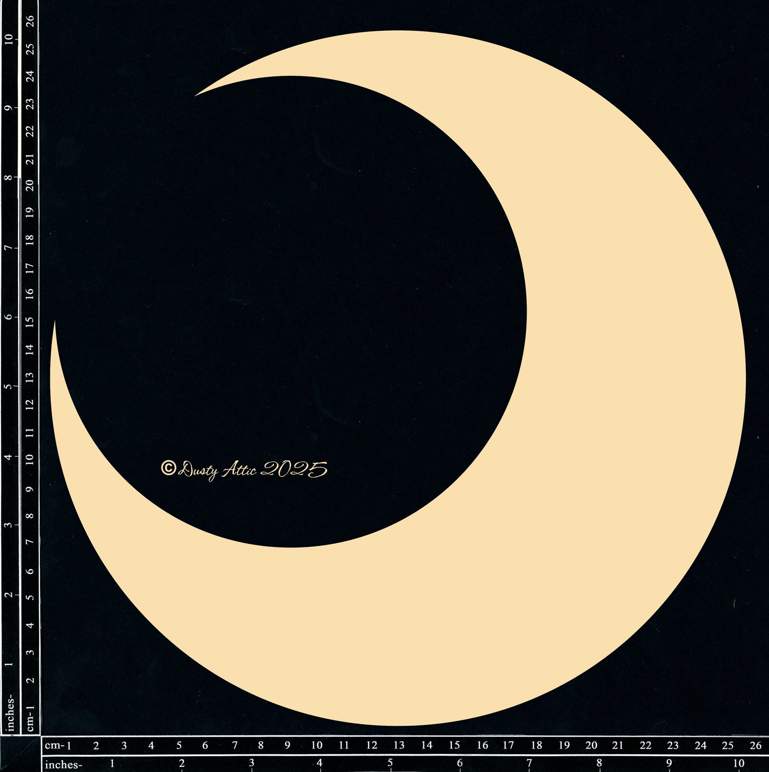 MDF Art Base #2 - Moon