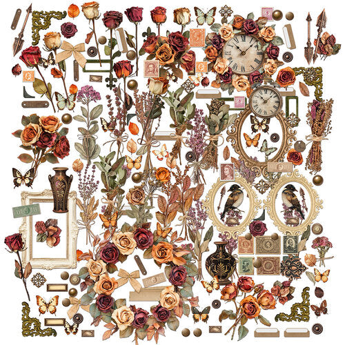 49 and Market Lasercut Florals - Nostalgic Memories