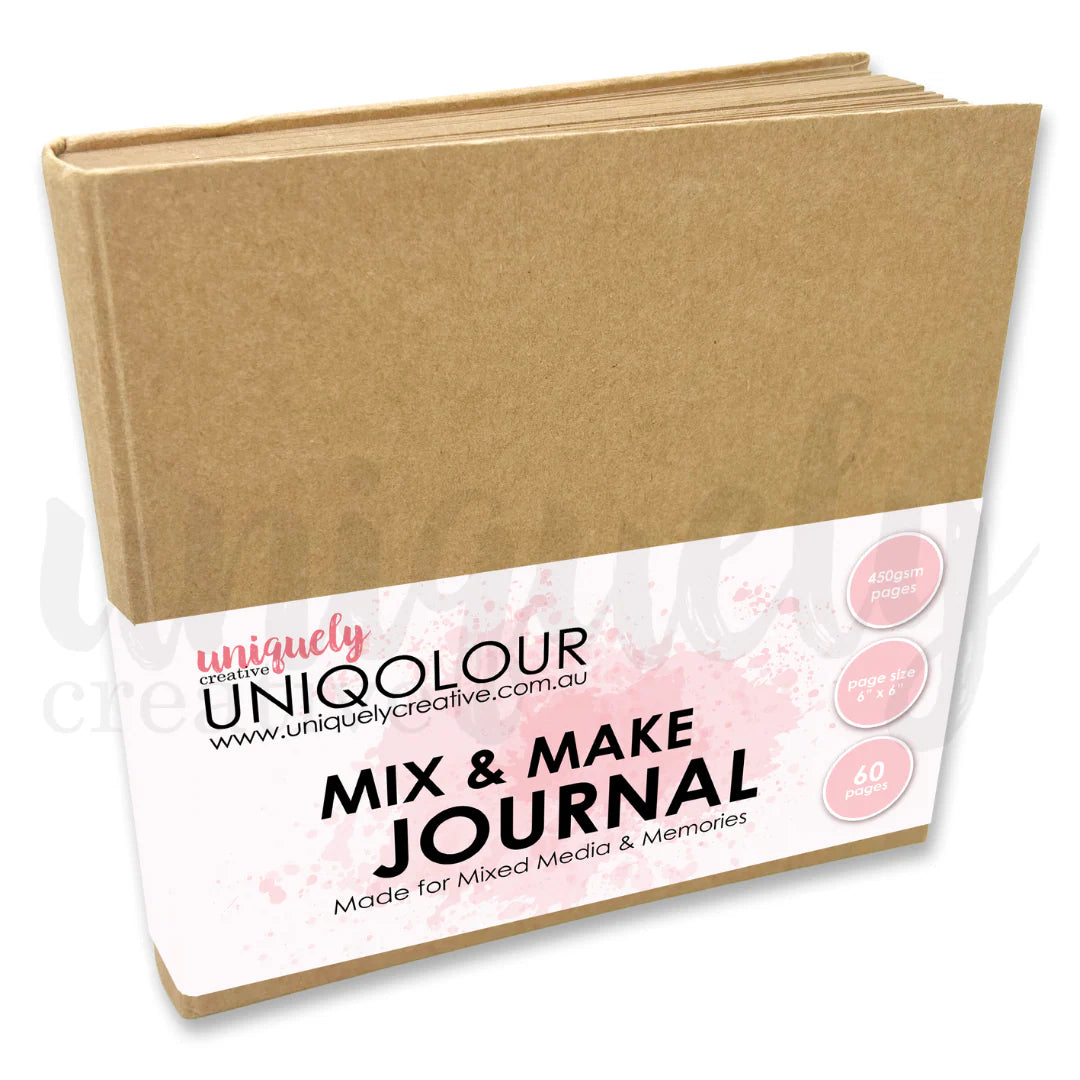 Uniqolour Mix and Make Journal 6" x 6" Kraft