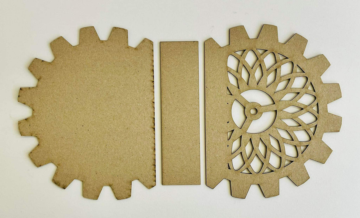 Mini Album Cover Set #14 - Ornate Cog image 1