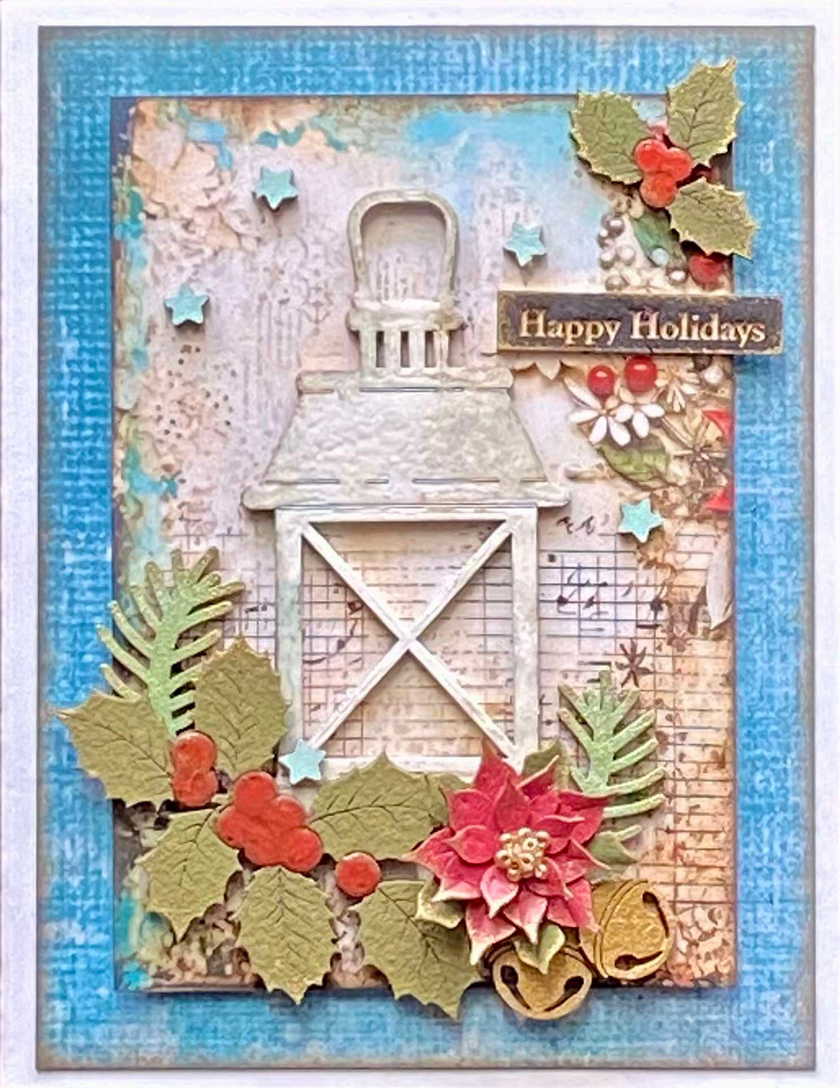 Blue Christmas Designer Card Kit #3 image 0