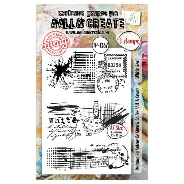 All & Create Clear Stamp - White Seal