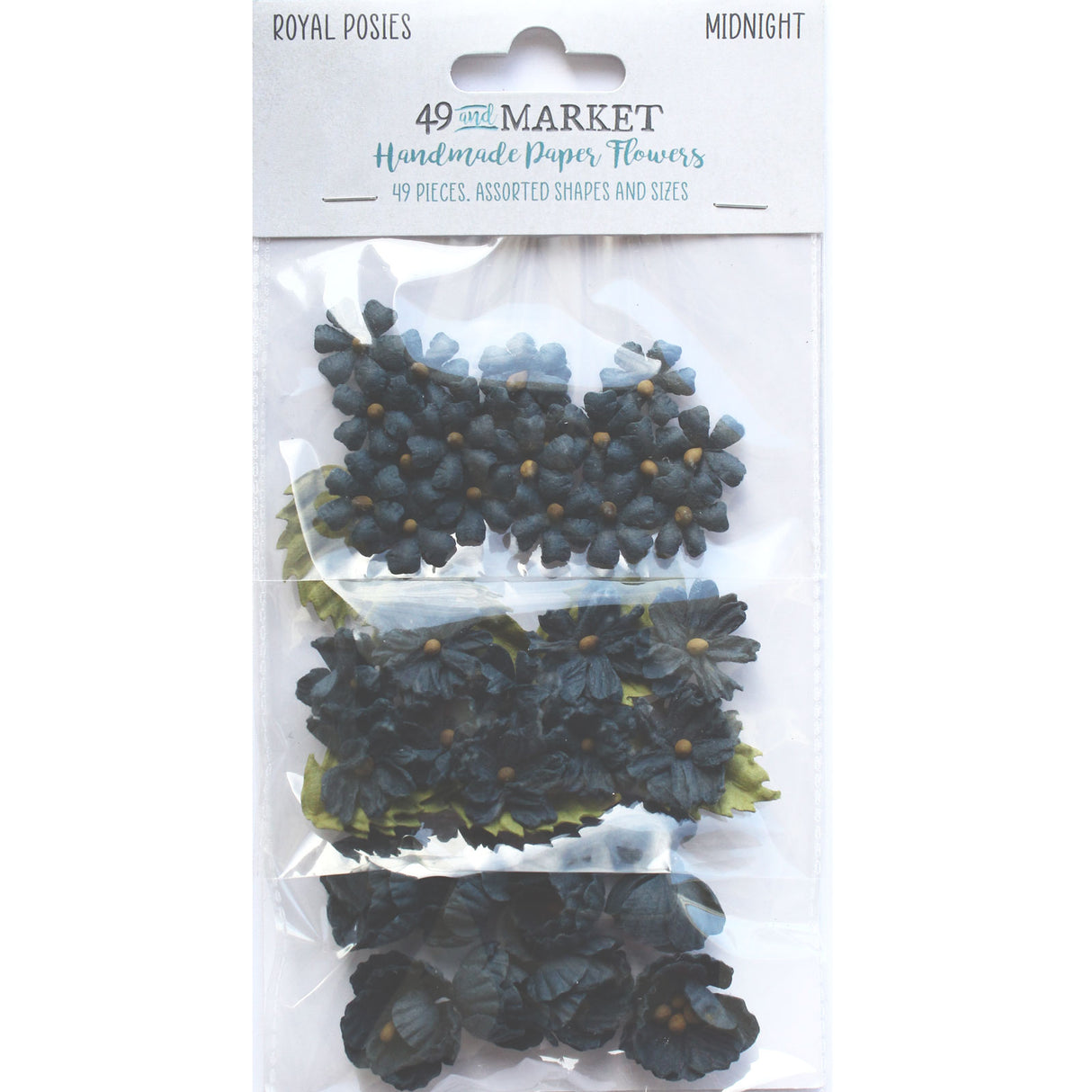 Royal Posies – Midnight Paper Flowers image 0