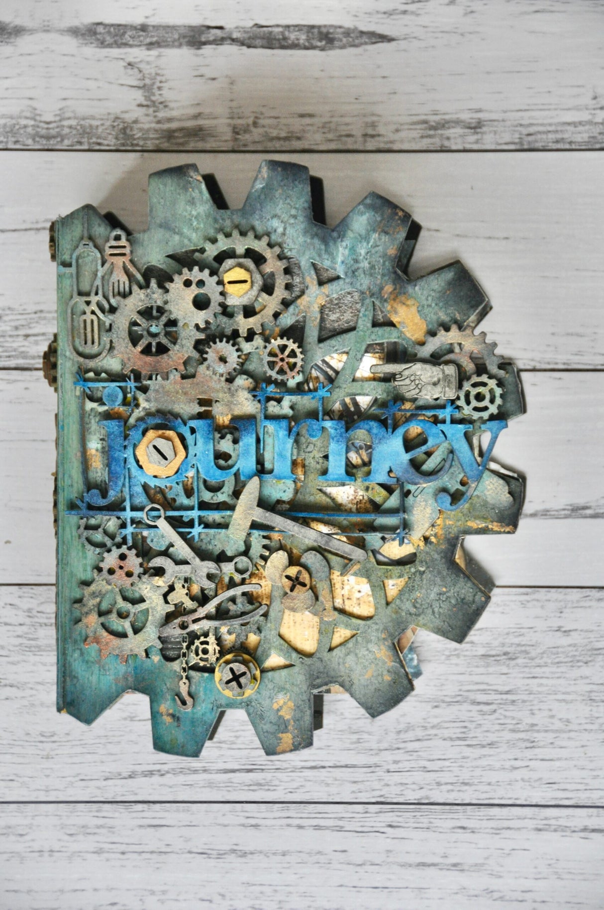 Mini Album Cover Set #14 - Ornate Cog image 4