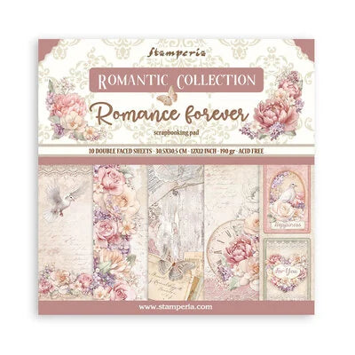 Stamperia Scrapbooking Pad 12" - Romance Forever image 0