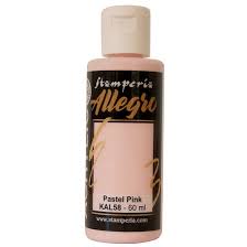 Stamperia Allegro Paint 60ml - Pastel Pink image 0