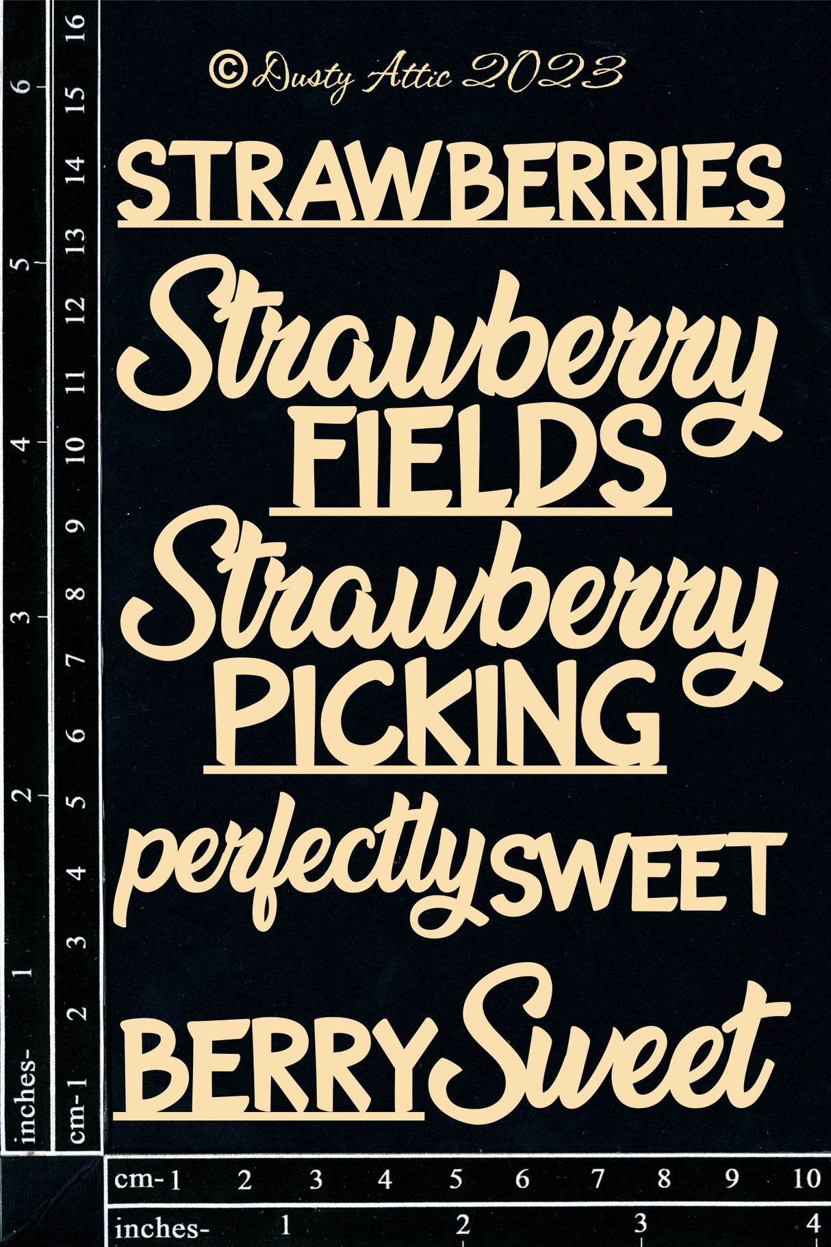 Designer Scrapbooking Kit #176- Strawberry Picking image 1
