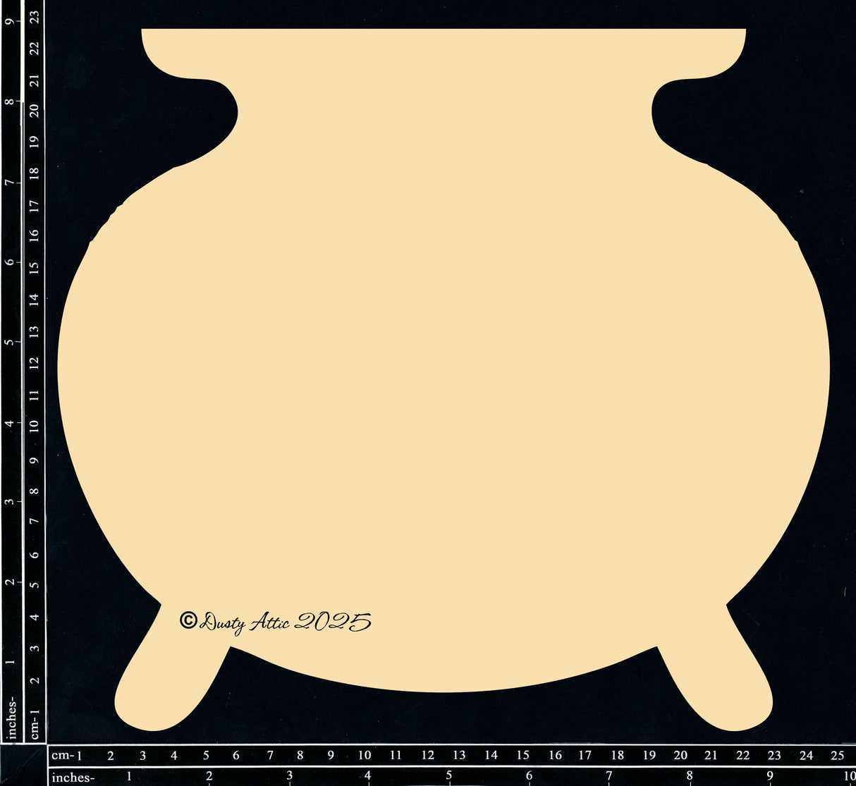 MDF Art Base #7 - Cauldron
