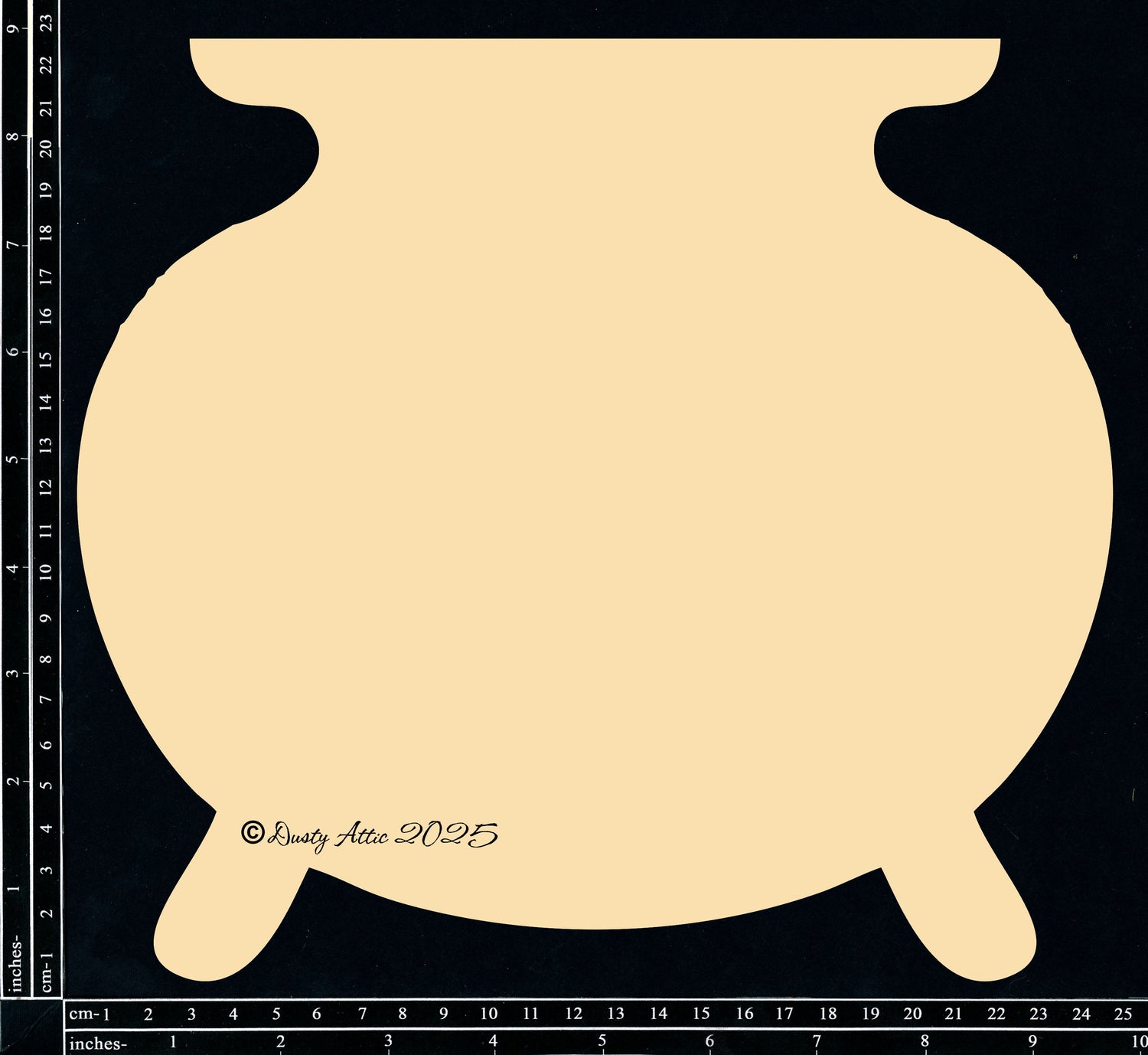 MDF Art Base #7 - Cauldron