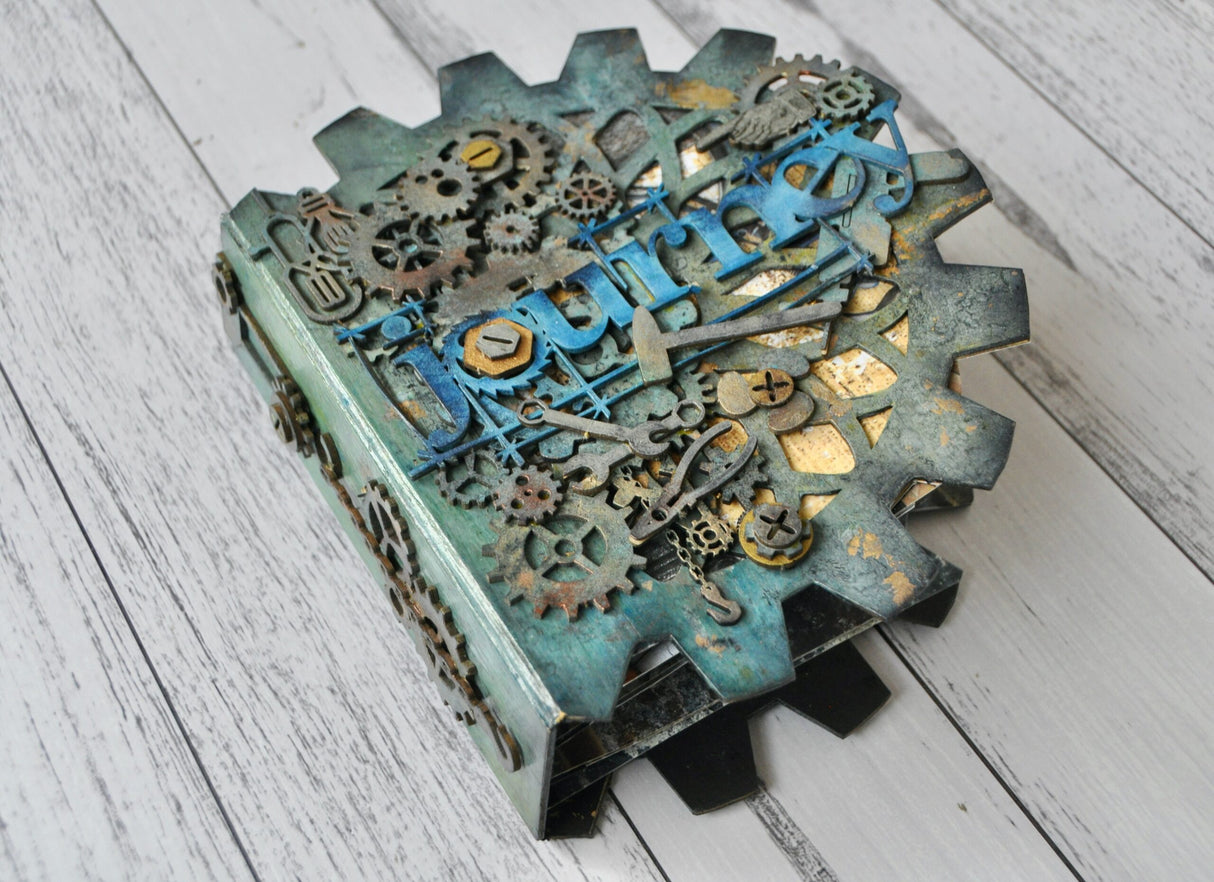 Mini Album Cover Set #14 - Ornate Cog image 2