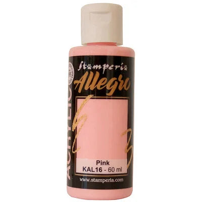 Stamperia Allegro Paint 60ml - Pink image 0
