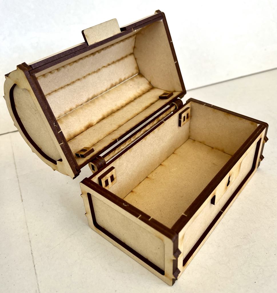 MDF 3D Treasure Chest