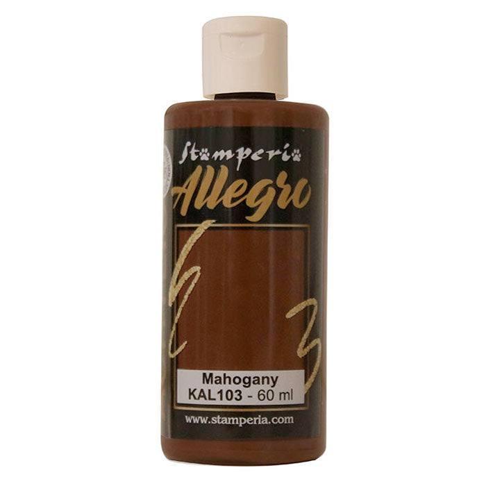 Stamperia Allegro Paint 60ml - Mahogany image 0