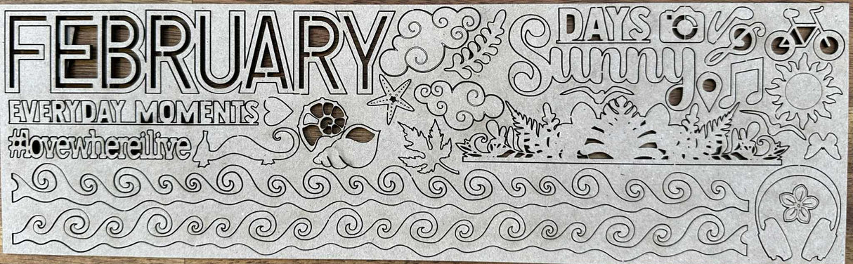 Year In Review February Chipboard