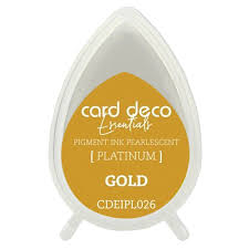 Card Deco Ink - Gold Platinum