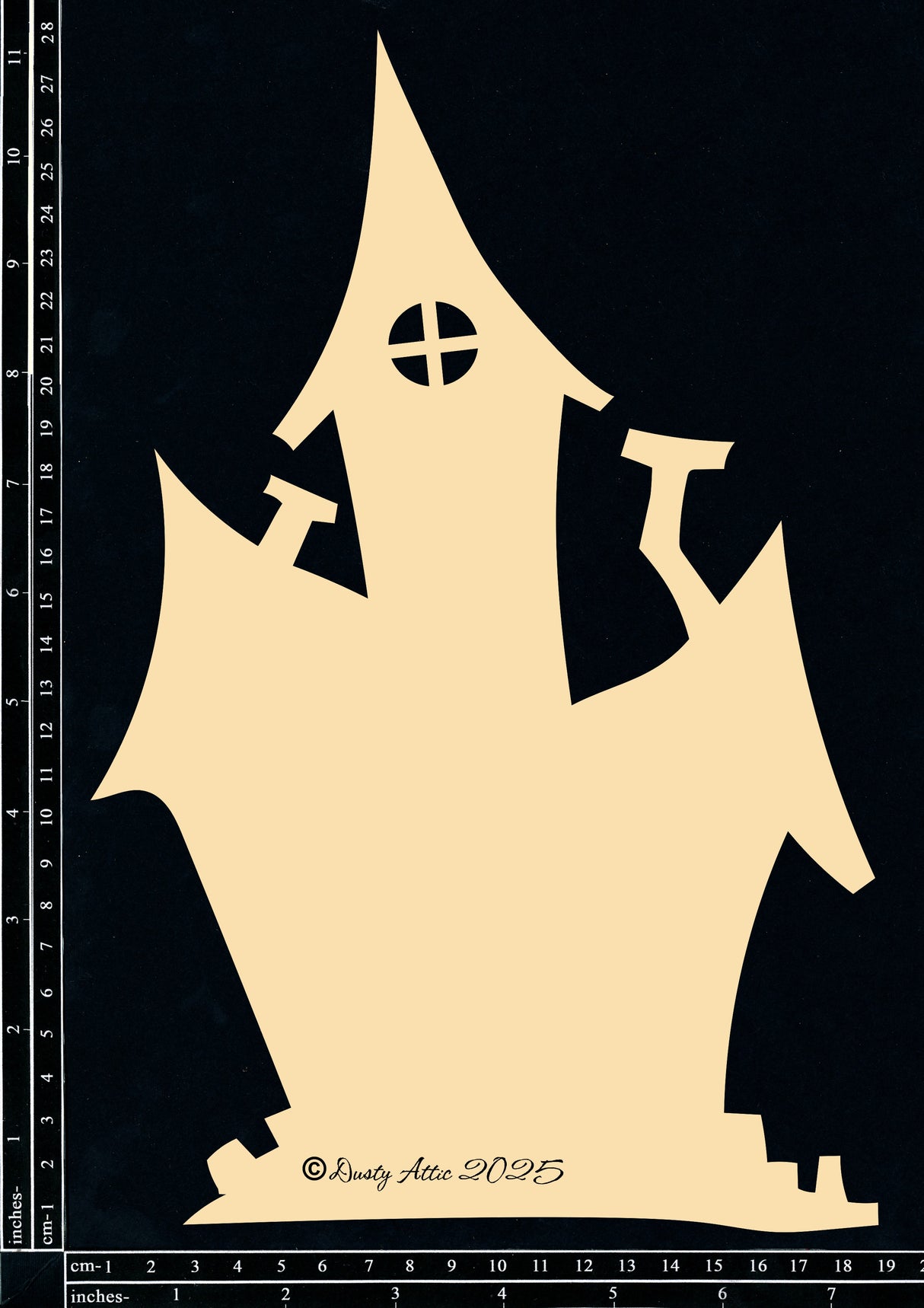 MDF Art Base #9 - Haunted House