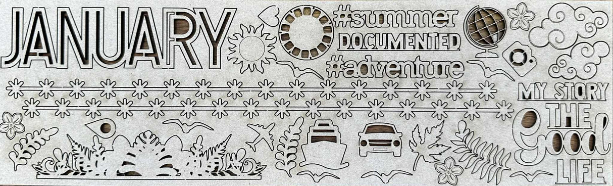 Year In Review January Chipboard